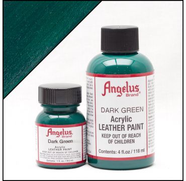 Peinture cuir Angelus Vert foncé