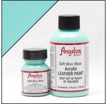 Peinture cuir Angelus Bleu Paquet Cadeau