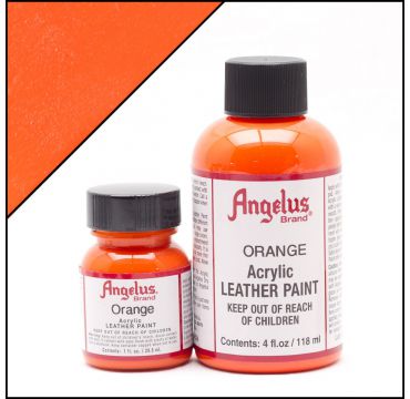 Peinture cuir Angelus Orange