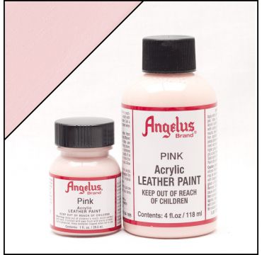 Peinture cuir Angelus Rose