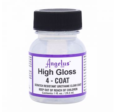 Angelus High Gloss 4-Coat Vernis à base d'uréthane, Clear Coat 29,5 ml