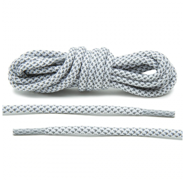 Laces reflective 3M inverse white rope 
