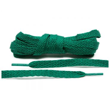Laces kelly green flat 