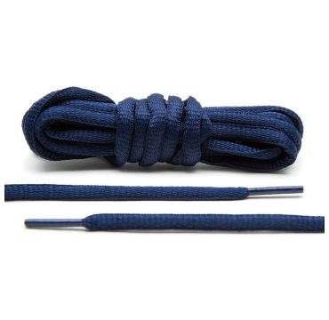 Laces navy blue oval